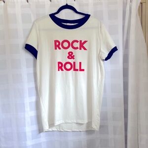 Lularoe Rock and Roll Short sleeved T-shirt very good used condition Size large